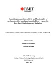 Master's thesis of Engineering: Examining changes in sensitivity and functionality of mechanosensitive ion channel protein Piezo 1 exposed to low-level radiofrequency radiation