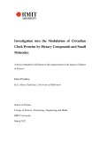 Master's thesis of Science: Investigation into the modulation of circadian clock proteins by dietary compounds and small molecules