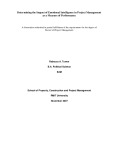 Doctoral thesis of Project Management: Determining the impact of emotional intelligence in project management as a measure of performance