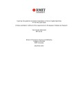 Master's thesis of Research: Exploring occupational and career implications of human capital specificity: A fine arts case study