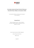 Doctoral thesis of Philosophy: Forecasting commercial property market performance: beyond the primary reliance on econometric models