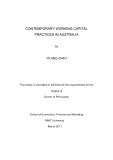 Doctoral thesis of Philosophy: Contemporary working capital practices in Australia