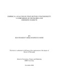 Doctoral thesis of Philosophy: Empirical analysis of stock return synchronicity comparison of developed and emerging markets