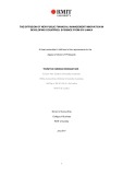 Doctoral thesis of Philosophy: The diffusion of new public financial management innovation in developing countries: evidence from Sri Lanka