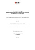 Master's thesis of Design: “The moment of shooting”: embracing improvisation towards efficiency in the creation of micro-budget interactive short films