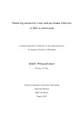 Doctoral thesis of Philosophy: Fostering consumer trust and purchase intention in B2C e-commerce