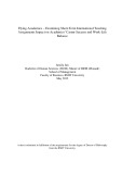 Doctoral thesis of Philosophy: Flying academics - examining short-term international teaching assignments impact on academics' career success and work-life balance