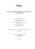 Doctoral thesis of Philosophy: The Australian equity market reaction to the 2010 resource tax announcements