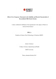 Master's thesis of Science (Food Science): Effect of low frequency ultrasound on the solubility and physical characteristics of reconstituted milk protein powders