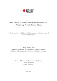 Doctoral thesis of Philosophy: The effects of Public-Private partnerships on partnering private sector firms