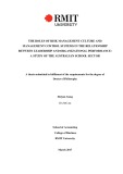 Doctoral thesis of Philosophy: The roles of risk management culture and management control systems in the relationship between leadership and organizational performance: a study of the Australian school sector