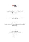 Master's thesis of Engineering: Analysis and prediction of tram track degradation