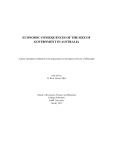 Doctoral thesis of Philosophy: Economic consequences of the size of government in Australia