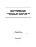 Doctoral thesis of Philosophy: Stakeholder participation and corporate social responsibility : a critical study of problem gambling in the New South Wales registered club sector