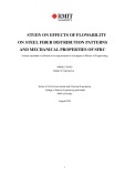 Master's thesis of Engineering: Study on effects of flowability on steel fiber distribution patterns and mechanical properties of SFRC