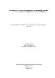 Doctoral thesis of Philosophy: Investigating ICT-literacy assessment tools: Developing and validating a new assessment instrument for trainee teachers in Malaysia