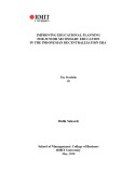 Doctoral thesis of Philosophy: Improving educational planning for junior secondary education in the Indonesian decentralization era (The portfolio)