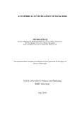 Doctoral thesis of Philosophy: An empirical investigation of bank risk