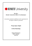 Master's thesis: The Hive: Identity construction within a coworking space