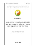 Luận văn Thạc sĩ Y học: Đánh giá tác dụng của nhĩ châm kết hợp viên Ích khí an thần – HVY trong điều trị mất ngủ thể tâm tỳ hư