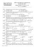 Đề kiểm tra giữa học kì 1 môn Hóa học lớp 12 năm 2022-2023 - Trường THPT chuyên Nguyễn Bỉnh Khiêm (Mã đề 111)