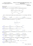 Đề thi KSCL môn Toán lớp 12 năm 2022 có đáp án (Lần 2) - Trường THPT chuyên Vĩnh Phúc (Mã đề 109)