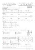 Đề kiểm tra thường xuyên môn Toán lớp 12 năm 2021-2022 - Trường THPT Nguyễn Khuyến (Mã đề 511)