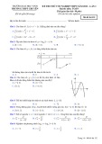 Đề thi thử THPT QG môn Toán năm 2022 có đáp án (Lần 1) - Trường Đại học Vinh (Mã đề 132)