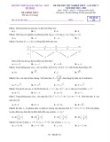 Đề thi thử tốt nghiệp THPT môn Toán năm 2022 có đáp án (Lần 2) - Trường THPT Hai Bà Trưng (Mã đề 132)