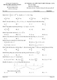 Đề thi KSCL môn Toán lớp 12 năm 2022 có đáp án (Lần 2) - Trường THPT chuyên Lam Sơn (Mã đề 101)