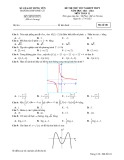 Đề thi thử THPT QG môn Toán năm 2021-2022 có đáp án - Trường THPT Phù Cừ, Hưng Yên (Mã đề 101)