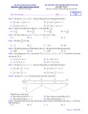 Đề thi thử tốt nghiệp THPT môn Toán năm 2022 - Trường THPT Hoàng Hoa Thám (Mã đề 301)