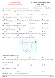 Đề thi thử tốt nghiệp THPT môn Toán năm 2022 có đáp án - Trường THPT Đồng Lộc, Hà Tĩnh (Mã đề 104)