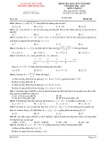 Đề KSCL đầu năm môn Toán lớp 12 năm 2022-2023 có đáp án - Trường THPT Hàm Long (Mã đề 101)