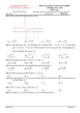 Đề thi KSCL tốt nghiệp THPT môn Toán năm 2021-2022 có đáp án - Sở GD&ĐT Vĩnh Phúc (Mã đề 101)