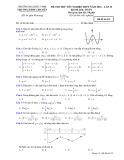 Đề thi thử THPT QG môn Toán năm 2022 có đáp án (Lần 2) - Trường Đại học Vinh (Mã đề 132)