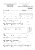 Đề thi thử tốt nghiệp THPT môn Toán năm 2022 có đáp án (Lần 4) - Trường THPT chuyên Lương Văn Tụy (Mã đề 101)