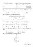 Đề thi thử tốt nghiệp THPT môn Toán năm 2022 có đáp án (Lần 4) - Trường THPT Thanh Miện 2 (Mã đề 132)