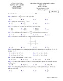 Đề KSCL đầu năm môn Toán lớp 12 năm 2022-2023 có đáp án (Lần 4) - Trường THPT chuyên Hùng Vương (Mã đề 122)
