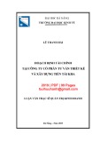 Luận văn Thạc sĩ Tài chính ngân hàng: Hoạch định tài chính tại Công ty cổ phần Tư vấn Thiết kế và Xây dựng Tiến Tài Kha