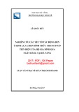 Luận văn Thạc sĩ Quản trị kinh doanh: Nghiên cứu các yếu tố tác động đến ý định lựa chọn hình thức thanh toán tiền điện của hộ gia đình qua ngân hàng tại Đà Nẵng