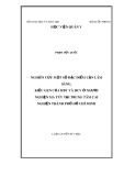 Luận án Tiến sĩ Y học: Nghiên cứu một số đặc điểm cận lâm sàng, kiểu gen của HBV và HCV ở người nghiện ma túy tại Trung tâm Cai nghiện thành phố Hồ Chí Minh