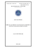 Luận án Tiến sĩ Hóa học: Nghiên cứu quá trình xử lý bã thải thạch cao phốtpho và bước đầu ứng dụng để làm phụ gia xi măng