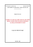 Luận án Tiến sĩ Y học: Nghiên cứu kết quả điều trị ung thư phổi không tế bào nhỏ giai đoạn sớm bằng xạ trị lập thể định vị thân