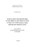 Luận án Tiến sĩ Môi trường: Đánh giá phát thải khí nhà kính từ chu trình các bon trong ao nuôi cá thác lác cườm (Notopterus chitala) trên địa bàn tỉnh Hậu Giang