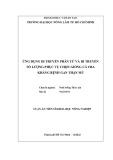 Luận án Tiến sĩ Khoa học nông nghiệp: Ứng dụng di truyền phân tử và di truyền số lượng phục vụ chọn giống cá tra kháng bệnh gan thận mủ