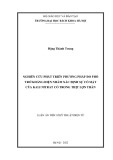 Luận án Tiến sĩ Kỹ thuật: Nghiên cứu phát triển phương pháp đo phổ trở kháng điện nhằm xác định sự có mặt của kali nitrat có trong thịt lợn thăn