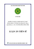 Luận án Tiến sĩ Nông nghiệp: Nghiên cứu một số biện pháp kỹ thuật nhân giống và trồng rau đắng đất [Glinus oppositifolius (L.) DC.] tại đồng bằng sông Hồng