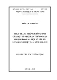 Luận án Tiến sĩ Y tế công cộng: Thực trạng kháng kháng sinh của một số vi khuẩn thường gặp ở cộng đồng và một số yếu tố liên quan ở Việt Nam năm 2018-2019