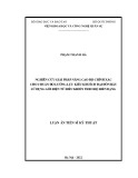 Luận án Tiến sĩ Kỹ thuật: Nghiên cứu giải pháp nâng cao độ chính xác cho chuẩn đo lường lực kiểu khuếch đại đòn bẩy sử dụng gối điện tử điều khiển theo độ biến dạng